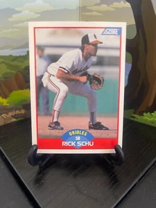 1989 Score Rick Schu #452 Baseball Card - Picture 1 of 3