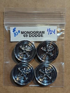RUEDAS MONOGRAMA 69 DODGE SUPRBEE STOCK ¡NUEVAS! 1/24 #830 - Imagen 1 de 1