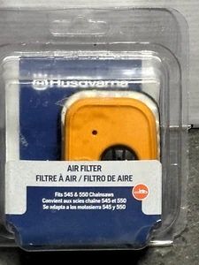 Genuine OEM Husqvarna 598616303 Air Filter 545 & 550 For Chainsaw New - Picture 1 of 2