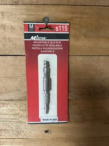 Milton S-115 M Style Adjustable Pocket Blowgun Twist Knob Airflow U.S.A Made AD - Picture 1 of 1