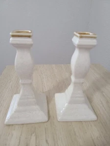 2 Mikasa Garden Club Collection Candle Holders 7⅛” Tall Candlestick  - Picture 1 of 5