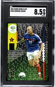 Panini Soccer Card Zinedine Zidane # 106 World Cup Germany 2006 SGC 8,5 NM-MT+ - Picture 1 of 2