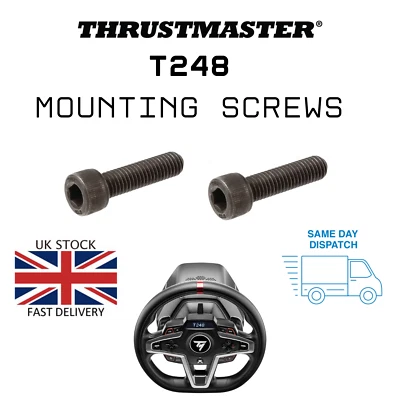 THRUSTMASTER T248 RACING WHEEL MOUNTING BOLTS SCREWS HARD MOUNT KIT - Image 1 of 2