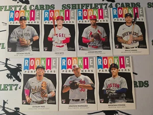 2023 Topps Heritage High Number Rookie Performers ~ Complete Your Set ~ You Pick - Picture 1 of 2