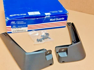 Hyundai Santa Fe 2018 - 2020 Rear Mud Flaps Splash Guards S1F46AK100 Genuine NEW - Picture 1 of 5