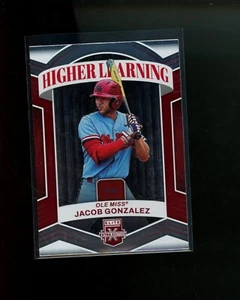 2023 Panini Elite Extra Edition Higher Learning Jacob Gonzalez #14 - Picture 1 of 1
