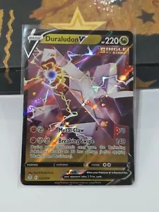 Tarjeta de Pokémon DURALUDON V Ultra Rara 122/203 CIELOS EN EVOLUCIÓN *COMO NUEVA* - Imagen 1 de 3