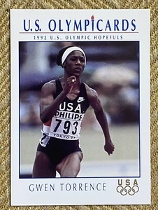 1992 Impel US Olympicards GWEN TORRENCE #91 Track Olympics - Bild 1 von 2