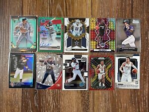 10x High End Multi Sport Rookie Auto Prizm Refractor Lot Luka Doncic McGwire Bam