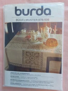 Patrones vintage Burda 878 para patrón de bordado de corte - Imagen 1 de 2