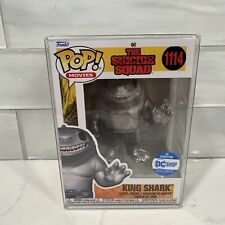 Funko Pop DC Suicide Squad king Shark Metallic 1114 With Protector 