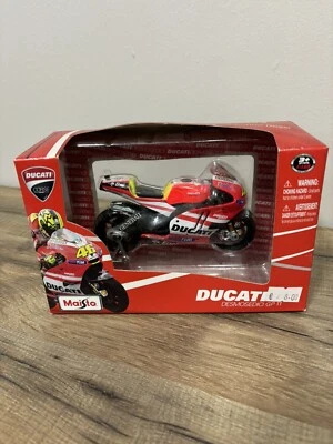 DieCast Maisto MotoGP Ducati Desmosedici GP11 Valentino Rossi #46 Scala 1:18 New - Immagine 1 di 3