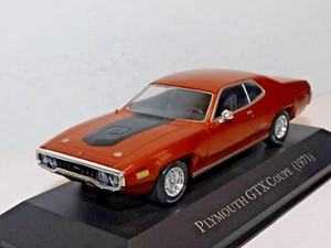 DEAGOSTINI 1971 PLYMOUTH GTX COUPE BRAUN 1/43 - Bild 1 von 6