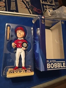 Mike Trout Newspaper Base Bobblehead Forever Collectable Mvp Bobblehead New - Picture 1 of 3