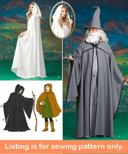 SEWING PATTERN Men Women Teen Costume - Lord of the Rings Cloak Elf Wizard 10323 - Picture 1 of 3