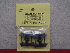 Tahoe Model Works #103 AC&F Archbar Trucks HO Scale TMW 1 Pair - Picture 1 of 3