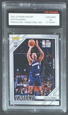 2021-22 PANINI INSTANT SCOTTIE BARNES 1ST GRADED 10 ROOKIE RISING STARS #19 RC🔥