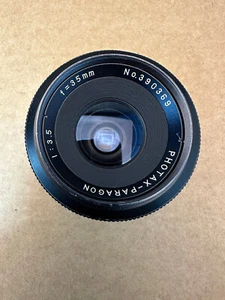 Photax Paragon 35mm f3.5 f/3.5 MF Auto Lens, for M42 Screw Mount - Picture 1 of 7
