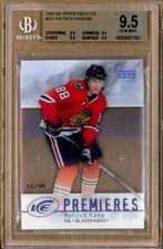 2007-08 Upper Deck Ice #221 Patrick Kane 11/99 - BGS 9.5 TRUE GEM MINT