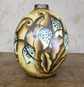 Keramis 2868 Boch Freres Charles Catteau Belgium Vase Art Deco Art Nouveau - Picture 1 of 11