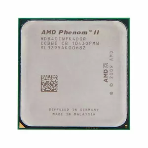 AMD Phenom II X4 840T CPU 4-Core 2.9GHz HD840TWFK4DGR 95W Socket AM3 Processors - Picture 1 of 1