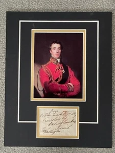 DUKE OF WELLINGTON (ARTHUR WELLESLEY) SIGNED FREE FRANK ENVELOPE - Picture 1 of 2