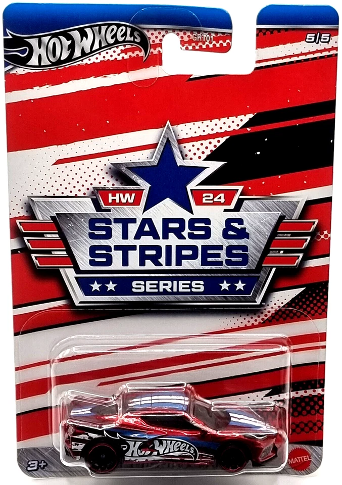 Hot Wheels car Stars & Stripes Series Auto 2020 Corvette 5/5