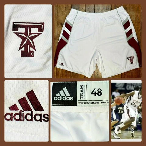 2010 Adidas Texas A&M Aggies Team Issued Game Shorts NCAA Unworn Basketball Sz48 Cover