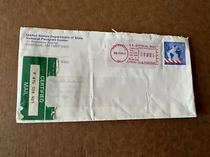 US 1994 Uprated Meter Stationery #U087 +Natl Passport Center +Certified Rate+RRR - Picture 1 of 3
