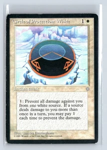 (2x) CIRCLE OF PROTECTION: WHITE – MTG Magic the Gathering Card – Ice Age - Picture 1 of 6