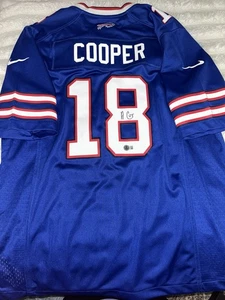 Amari Cooper Signed Buffalo Bills NFL Nike Authentic Jersey Beckett COA - Picture 1 of 3