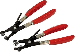 2x Pinza clip tubo acqua auto 45° morsetto ganascia girevole bloccaggio strumento rimozione UK - Foto 1 di 23