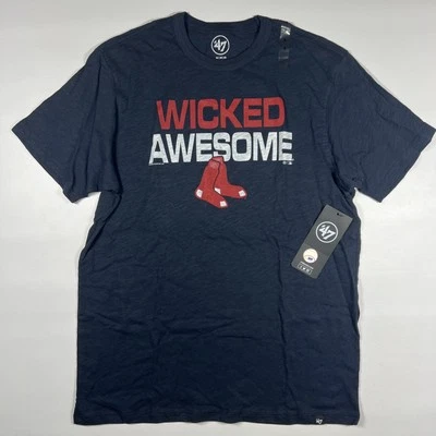 Men's 47 Brand Boston Red Sox Wicked Awesome T-Shirt Medium NWT - Image 1 of 2
