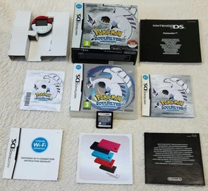 Pokemon SoulSilver NintendoDS Big Box PAL Pokewalker NDS 2DS 3DS originale retrò - Foto 1 di 20