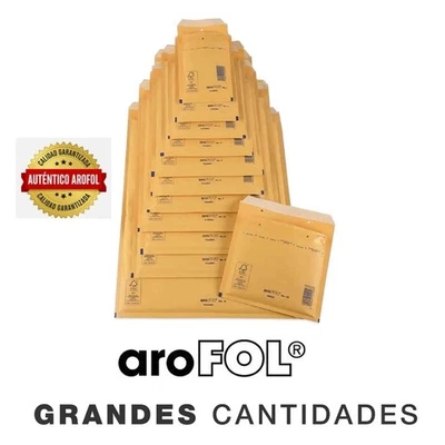 AROFOL® SOBRES BURBUJA AROFOL ® EN COLOR MARRON ACOLCHADOS EMBALAJES ENVIOS - Imagen 1 de 4
