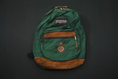 Mochila Jansport De Colección Verde Marrón Gamuza Diseño Suroeste 925BL Foto 1 de 4