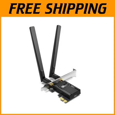 WiFi 6 AX3000 Wireless Adapter with Enhanced Bluetooth 5.2 & Network Security - Image 1 of 4