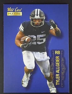 2022 Wild Card Football Matte Tyler Allgeier Blue #MB-111 RC Atlanta FALCONS NFL - Picture 1 of 10