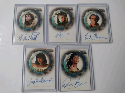 Xena Beauty and Brawn  Autograph Cards A24 A26 A28 A29 A34 - Image 1 of 2