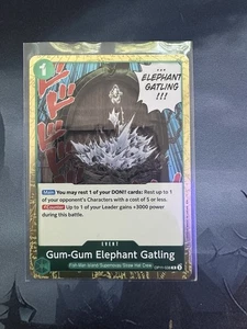 Kaugummi Elefant Gatling OP11-038 A Fist of Divine Speed Foil - Bild 1 von 2