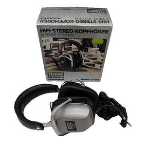 Vivanco Electronic Auriculares Estéreo HIFI 8700 Negro Control de Volumen en EMBALAJE ORIGINAL - Imagen 1 de 10