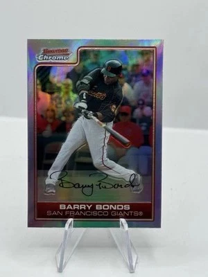 Barry Bonds Refractor 2006 Bowman Chrome #200 San Francisco Giants - Image 1 of 2