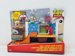 ANDY'S ROOM MINIS PLAYSET Buzz Lightyear TOY STORY Figure HOT ROD Vehicle RARE - Picture 1 of 5