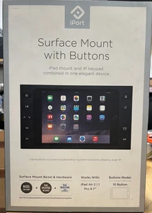 iport surface mount with 10 buttons Gray, For iPad Air 2 / 1  iPad Pro 9.7” - Picture 1 of 2