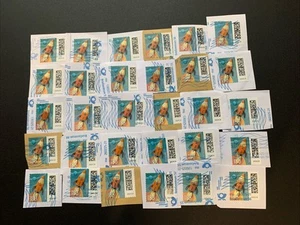 3874 Briefmarken BRD Welt d. Briefe Raketenpost 30x sk TS gestempelt auf Papier - Bild 1 von 1