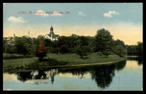Postcard St. Mary's Campus View, Notre Dame, IN - Picture 1 of 2