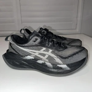 Zapatillas para hombre ASICS Superblast 2 negras blancas talla 9,5 #37836 - Imagen 1 de 15