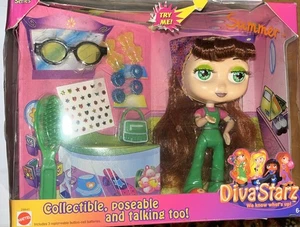 Diva Starz Verano Coleccionable, Posable y Hablando También!  Muñeca de Mattel-2000. NUEVO - Imagen 1 de 6