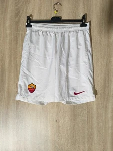 Pantalones cortos de fútbol AS Roma Nike, blanco, hombre, talla S - Imagen 1 de 7