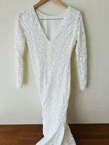 GRACE LOVES LACE White Stretch Lace Dress - Picture 1 of 7